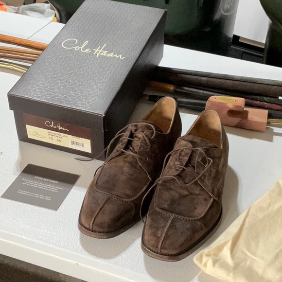 Cole Haan - Men’s Size 10M - Brown. Suede - Picture 3 of 5